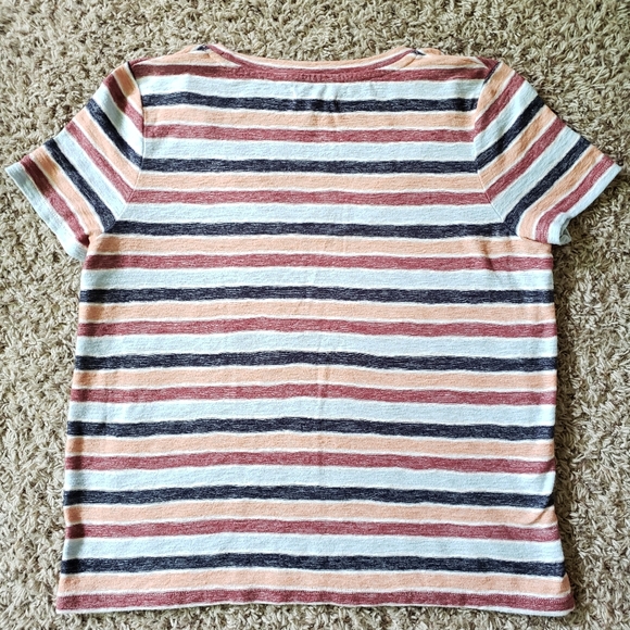 Madewell Alto Scoop Tee in Colborne Stripe - Picture 7 of 7